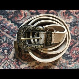 Free people wild wood western womens suede belt